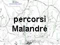 mappa percorso versante Malandr�