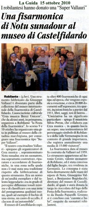 articolo apparso su La Guida