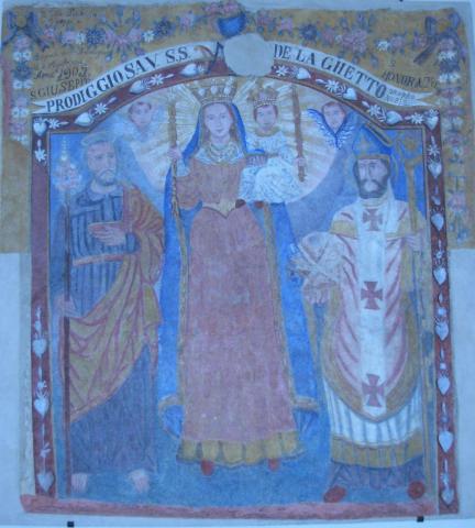 l'affresco nella Confraternita